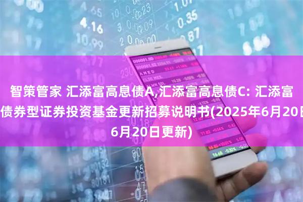 智策管家 汇添富高息债A,汇添富高息债C: 汇添富高息债债券型证券投资基金更新招募说明书(2025年6月20日更新)