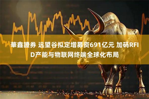 華鑫證券 远望谷拟定增募资691亿元 加码RFID产能与物联网终端全球化布局